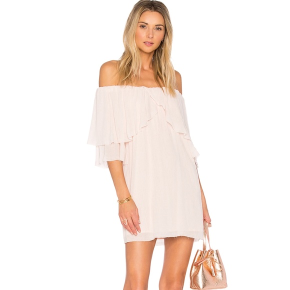 Suboo Dresses & Skirts - Suboo Perfect Day Off Shoulder Blush Dress